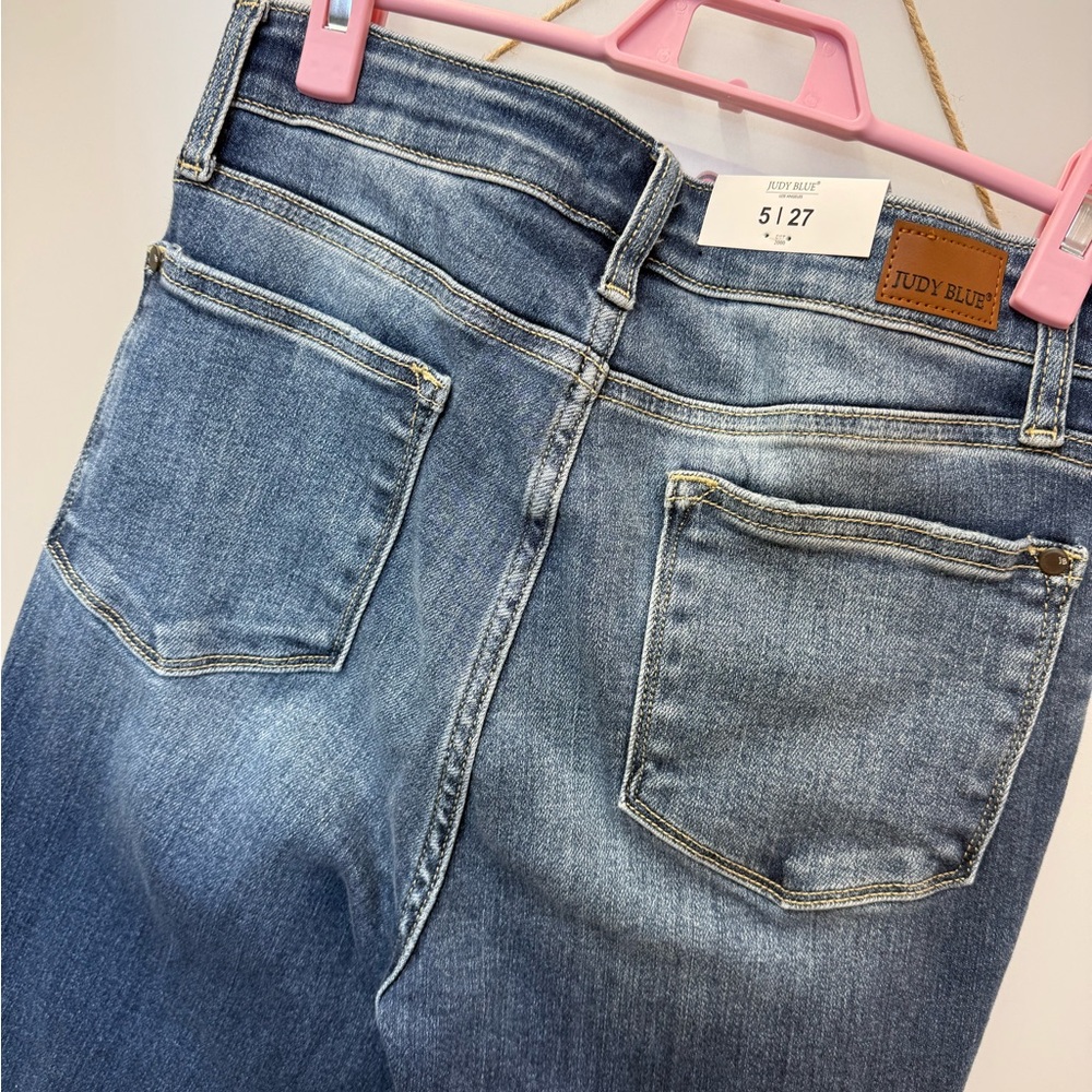 Judy Blue High Rise Denim Skinny 5 Button Jeans - Picture 9 of 10